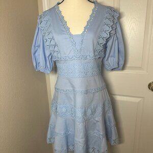Karlie Size Large Sky Blue Dress NWT
